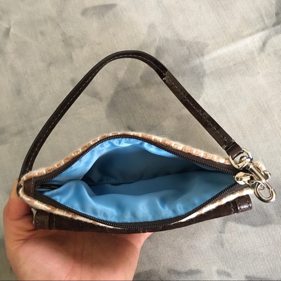 Vintage Coach Wool Clutch Bag - Picture 6 of 8